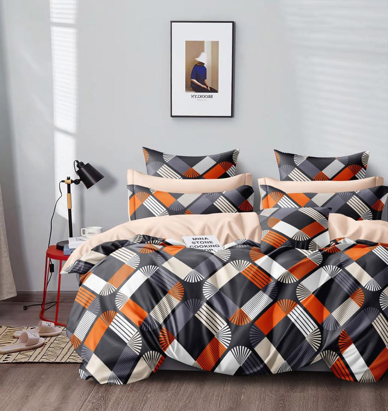  Ferrari Polycotton Printed Double Bedsheet with two pillow cover ( 90"X100")